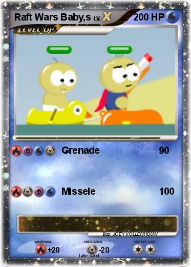 Pokemon Raft Wars Baby,s