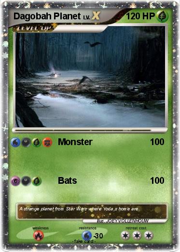 Pokemon Dagobah Planet
