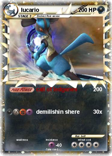 Pokemon lucario