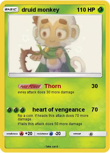 Pokemon druid monkey