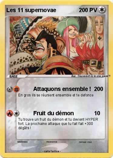 Pokemon Les 11 supernovae