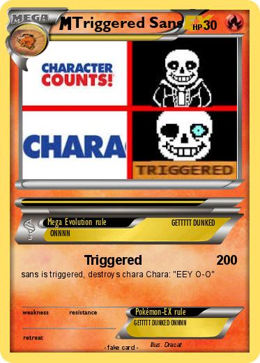 Pokemon Triggered Sans
