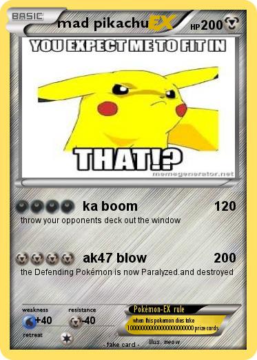 Pokemon mad pikachu