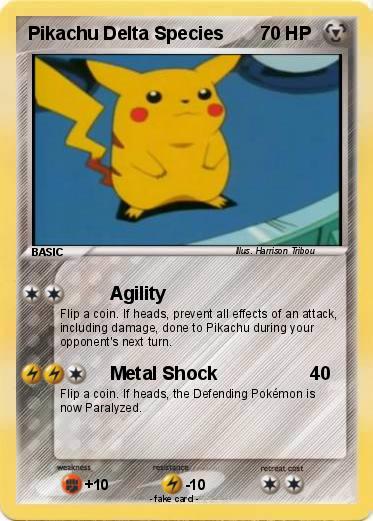 Pokemon Pikachu Delta Species