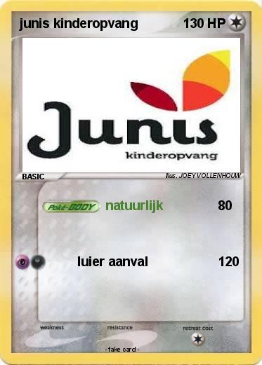 Pokemon junis kinderopvang