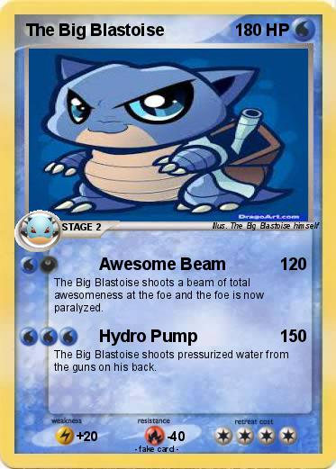 Pokemon The Big Blastoise