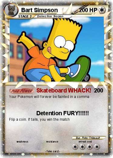 Pokemon Bart Simpson