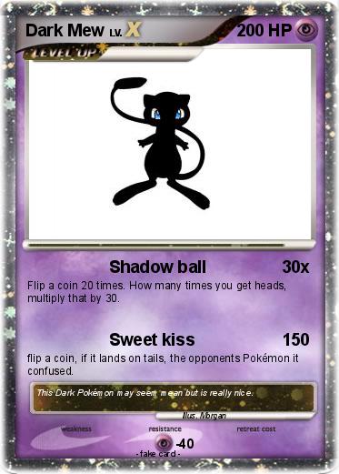 Pokemon Dark Mew