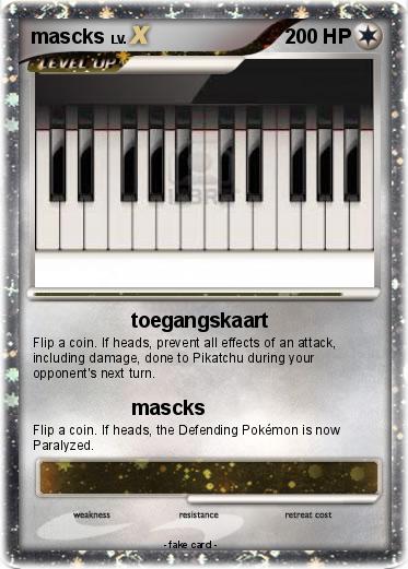 Pokemon mascks