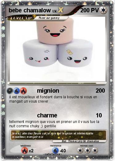Pokemon bebe chamalow