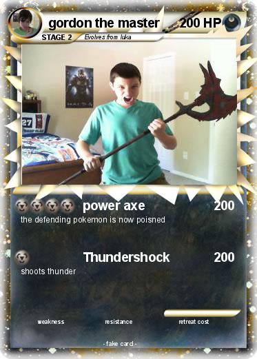 Pokemon gordon the master