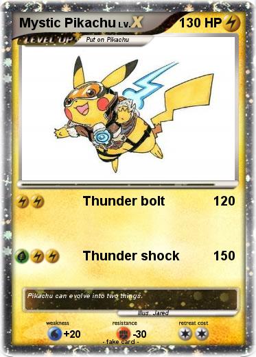 Pokemon Mystic Pikachu