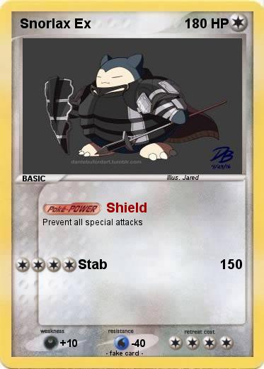 Pokemon Snorlax Ex