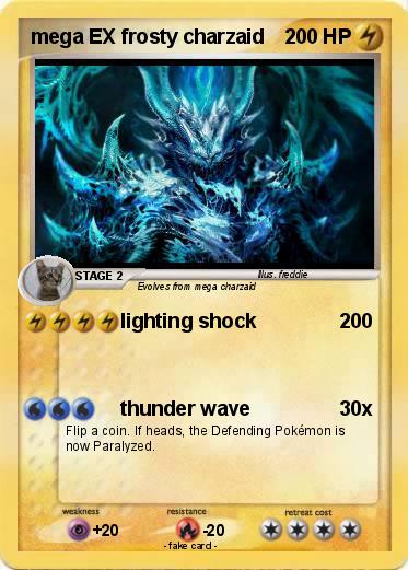 Pokemon mega EX frosty charzaid