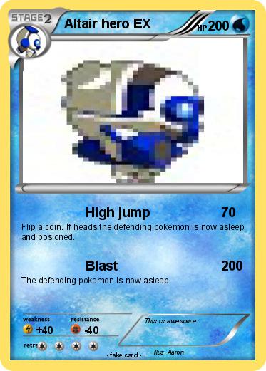 Pokemon Altair hero EX