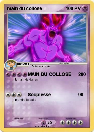 Pokemon main du collose