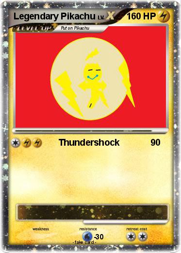 Pokemon Legendary Pikachu