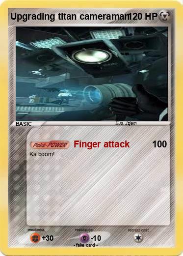 Pokemon Upgrading titan cameraman