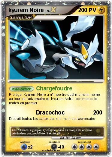 Pokemon kyurem Noire