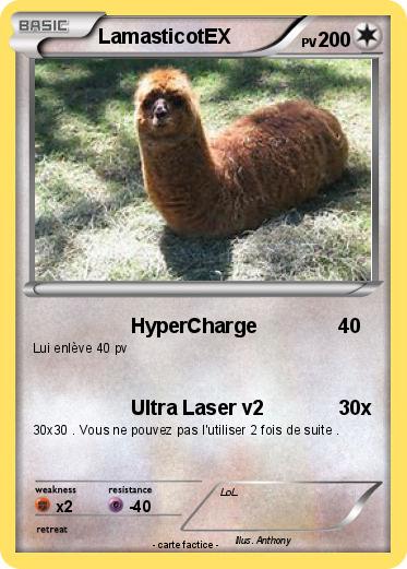 Pokemon LamasticotEX