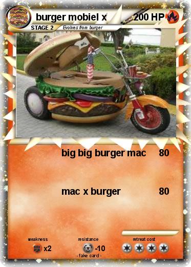 Pokemon burger mobiel x