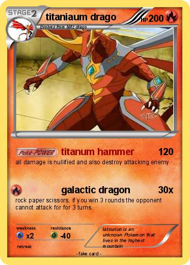 Pokemon titaniaum drago
