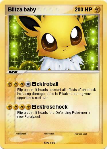Pokemon Blitza baby