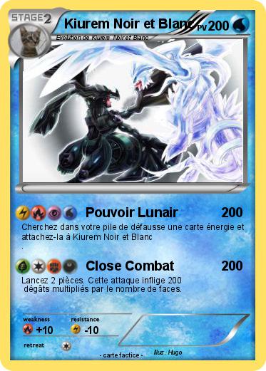 Pokemon Kiurem Noir et Blanc