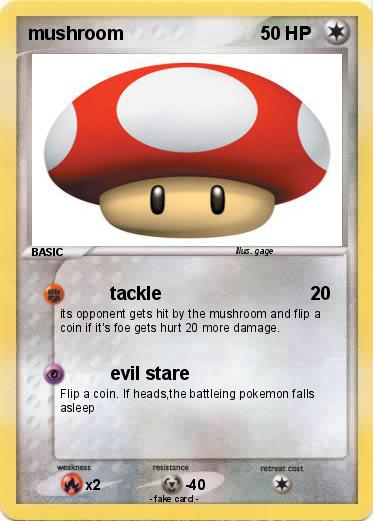 Pokemon mushroom