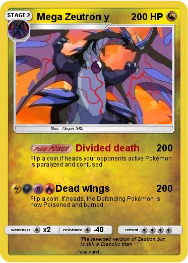 Pokemon Mega Zeutron y