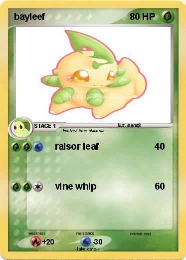 Pokemon bayleef