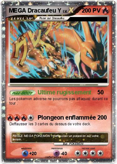 Pokemon MEGA Dracaufeu Y