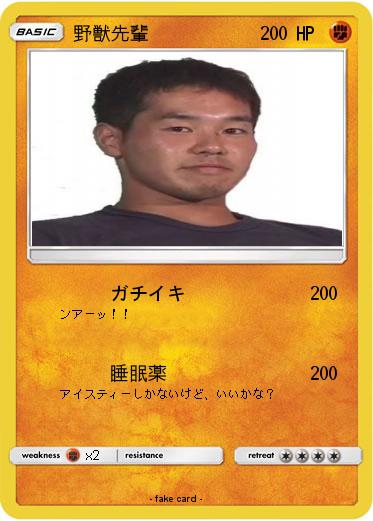 Pokemon 野獣先輩