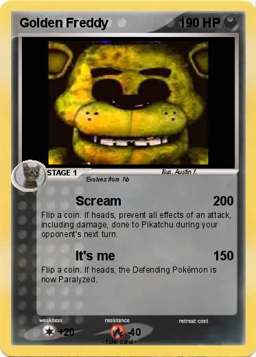 Pokemon Golden Freddy