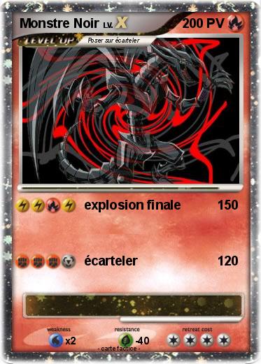 Pokemon Monstre Noir