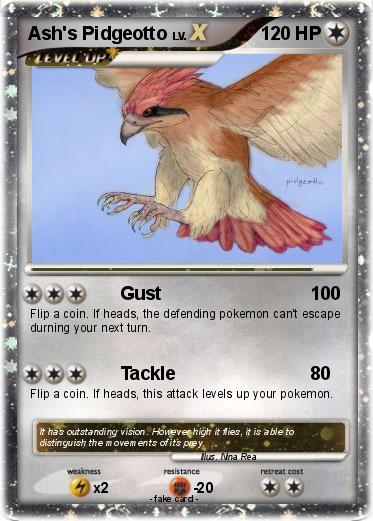 Pokemon Ash's Pidgeotto