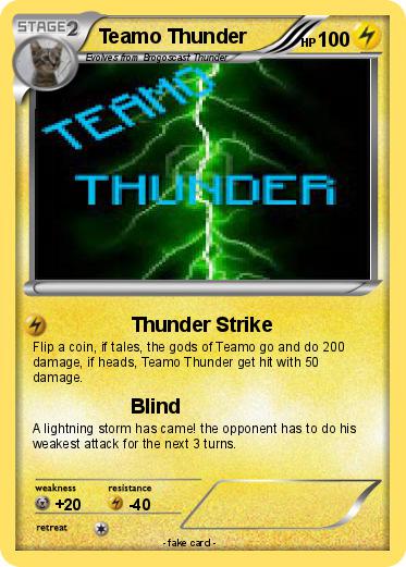 Pokemon Teamo Thunder