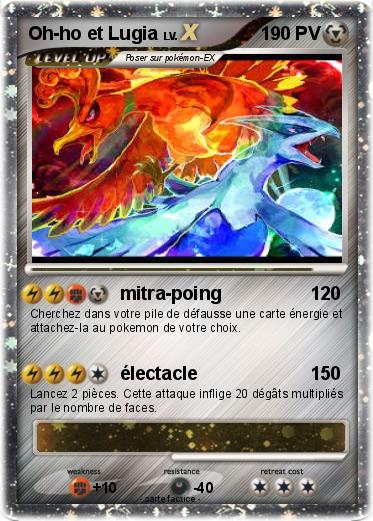 Pokemon Oh-ho et Lugia