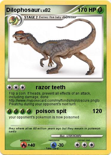 Pokemon Dilophosaur