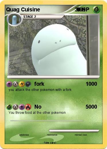 Pokemon Quag Cuisine                         999