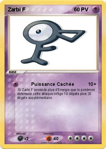 Pokemon Zarbi F