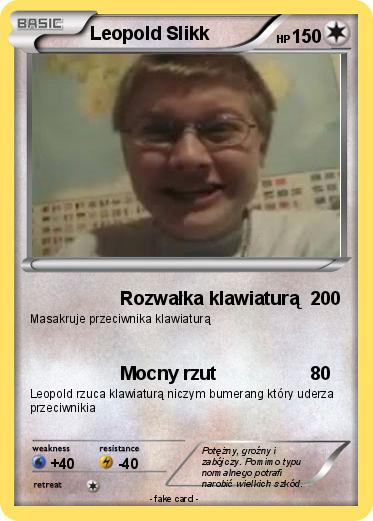 Pokemon Leopold Slikk