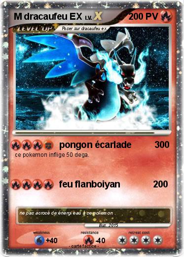 Pokemon M dracaufeu EX