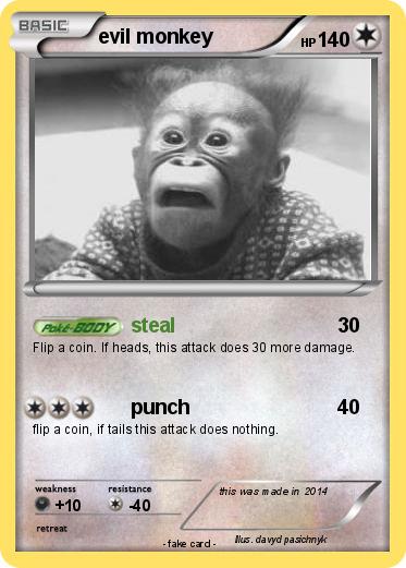 Pokemon evil monkey