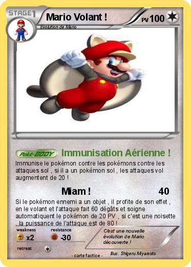 Pokemon Mario Volant !
