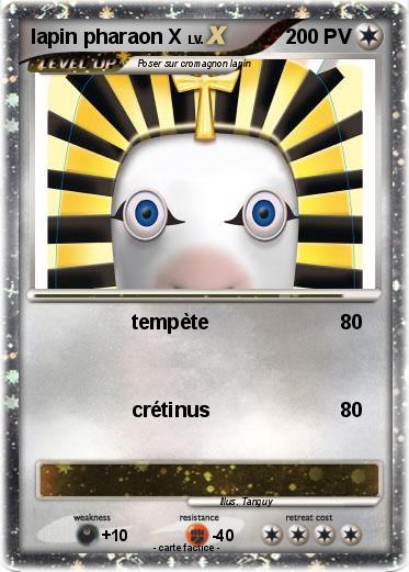 Pokemon lapin pharaon X