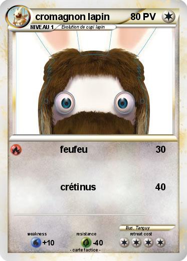 Pokemon cromagnon lapin
