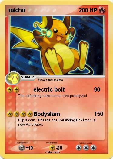 Pokemon raichu
