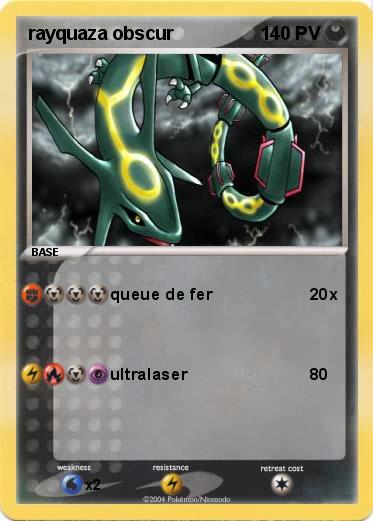 Pokemon rayquaza obscur