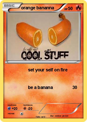 Pokemon orange bananna